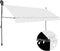 vidaXL - Luifel - handmatig - uitschuifbaar - met - LED - 400 - cm - crèmekleurig