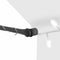 vidaXL - Luifel - handmatig - uitschuifbaar - met - LED - 400 - cm - crèmekleurig