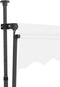 vidaXL - Luifel - handmatig - uitschuifbaar - met - LED - 400 - cm - crèmekleurig