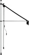 vidaXL - Luifel - handmatig - uittrekbaar - 100 - cm - antraciet