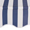 vidaXL - Luifel - handmatig - uittrekbaar - 150 - cm - blauw - en - witte - strepen