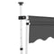 vidaXL - Luifel - handmatig - uittrekbaar - 200 - cm - antraciet