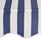 vidaXL - Luifel - handmatig - uittrekbaar - 200 - cm - blauw - en - witte - strepen