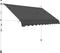 vidaXL - Luifel - handmatig - uittrekbaar - 250 - cm - antraciet
