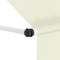 vidaXL - Luifel - handmatig - uittrekbaar - 250 - cm - crème