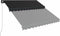 vidaXL - Luifel - handmatig - uittrekbaar - 300x250 - cm - antraciet