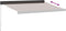 vidaXL - Luifel - handmatig - uittrekbaar - 300x250 - cm - bruin