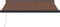 vidaXL - Luifel - handmatig - uittrekbaar - 300x250 - cm - bruin
