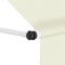 vidaXL - Luifel - handmatig - uittrekbaar - 350 - cm - crème