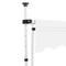 vidaXL - Luifel - handmatig - uittrekbaar - 400 - cm - crème