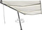 vidaXL - Luifel - handmatig - uittrekbaar - met - LED - 600x300 - cm - crèmekleurig