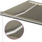 vidaXL - Luifel - handmatig - uittrekbaar - met - LED - 600x300 - cm - crèmekleurig