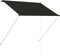 vidaXL - Luifel - uittrekbaar - 150x150 - cm - antraciet