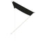 vidaXL - Luifel - uittrekbaar - 150x150 - cm - antraciet