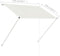 vidaXL - Luifel - uittrekbaar - 150x150 - cm - crème