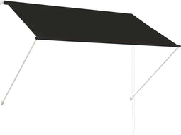 vidaXL - Luifel - uittrekbaar - 200x150 - cm - antraciet
