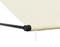 vidaXL - Luifel - uittrekbaar - 200x150 - cm - stof - en - staal - crèmekleurig