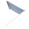 vidaXL - Luifel - uittrekbaar - 250x150 - cm - blauw - en - wit