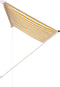 vidaXL - Luifel - uittrekbaar - 250x150 - cm - geel - en - wit