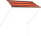 vidaXL - Luifel - uittrekbaar - 250x150 - cm - oranje - en - bruin