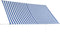 vidaXL - Luifel - uittrekbaar - 300x150 - cm - blauw - en - wit