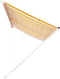 vidaXL - Luifel - uittrekbaar - 300x150 - cm - geel - en - wit