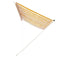 vidaXL - Luifel - uittrekbaar - 300x150 - cm - geel - en - wit