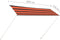 vidaXL - Luifel - uittrekbaar - 300x150 - cm - oranje - en - bruin