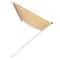 vidaXL - Luifel - uittrekbaar - 350x150 - cm - geel - en - wit