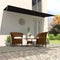 vidaXL - Luifel - uittrekbaar - 400x150 - cm - antraciet