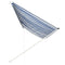 vidaXL - Luifel - uittrekbaar - 400x150 - cm - blauw - en - wit