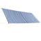 vidaXL - Luifel - uittrekbaar - 400x150 - cm - blauw - en - wit
