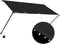 vidaXL - Luifel - uittrekbaar - met - LED - 250x150 - cm - antraciet