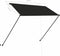 vidaXL - Luifel - uittrekbaar - met - LED - 250x150 - cm - antraciet