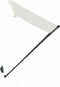vidaXL - Luifel - uittrekbaar - met - LED - 250x150 - cm - crème