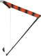 vidaXL - Luifel - uittrekbaar - met - LED - 250x150 - cm - oranje - en - bruin