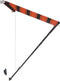 vidaXL - Luifel - uittrekbaar - met - LED - 300x150 - cm - oranje - en - bruin