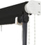 vidaXL - Luifel - uittrekbaar - met - LED - 350x150 - cm - antraciet