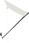 vidaXL - Luifel - uittrekbaar - met - LED - 350x150 - cm - crème
