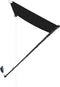 vidaXL - Luifel - uittrekbaar - met - LED - 400x150 - cm - antraciet