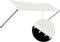 vidaXL - Luifel - uittrekbaar - met - LED - 400x150 - cm - crème