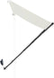 vidaXL - Luifel - uittrekbaar - met - LED - 400x150 - cm - crème