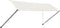 vidaXL - Luifel - uittrekbaar - met - LED - 400x150 - cm - crème