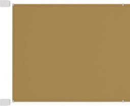 vidaXL - Luifel - verticaal - 100x1000 - cm - oxford - stof - beige