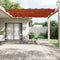 vidaXL - Luifel - verticaal - 100x420 - cm - oxford - stof - terracottakleurig