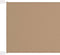 vidaXL - Luifel - verticaal - 100x420 - cm - oxford - stof - taupe