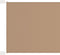 vidaXL - Luifel - verticaal - 100x420 - cm - oxford - stof - taupe