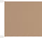 vidaXL - Luifel - verticaal - 100x600 - cm - oxford - stof - taupe
