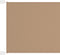 vidaXL - Luifel - verticaal - 100x600 - cm - oxford - stof - taupe