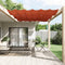 vidaXL - Luifel - verticaal - 140x270 - cm - oxford - stof - terracottakleurig